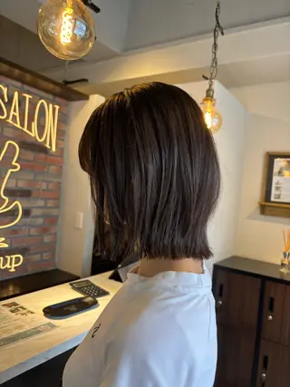 ミディアム 韓国風ボブカット kouki🐒🩶のヘアスタイル