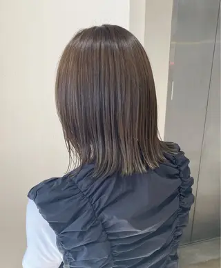 ミディアム 透明感カラー/ レイヤー/REIKAのヘアスタイル