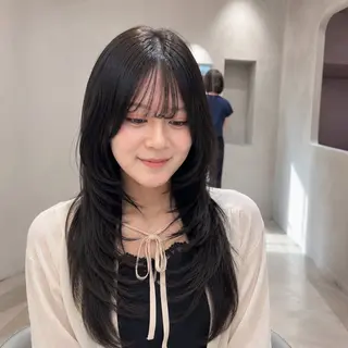 ロング ヘアアレンジ 髪質改善/透明感 カラー/吉田光佑のヘアスタイル