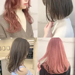 カラー 透明感カラー✂︎ /縮毛矯正/YUKAのヘアスタイル