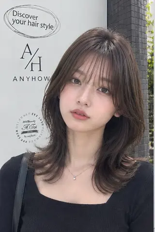 ミディアム カラー ヘアアレンジ 池田達也anyhow /店長のヘアスタイル