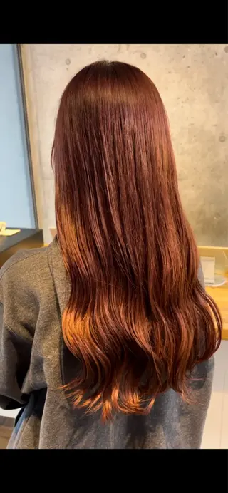 ロング カラー EXCIA三宮 SHUNSEIのヘアスタイル