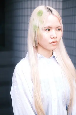 ロング カラー ヘアアレンジ 個性爆弾💣 ダブルカラー/ゆかのヘアスタイル