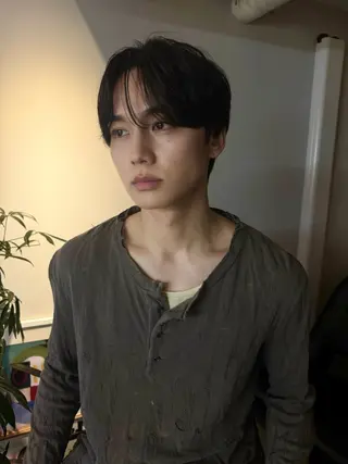 ショート パーマ メンズ IPPO 下北沢のヘアスタイル