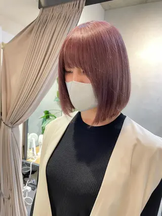 ショート カラー 新宿ブリーチ カラー美容師YUGOのヘアスタイル