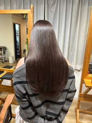 ロング カラー RINNO🌷透明感 カラー/髪質改善のヘアスタイル