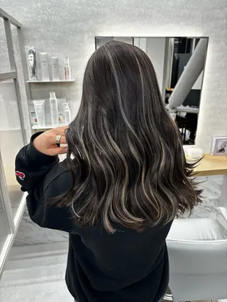 ロング カラー 今話題の艶髪矯正 美艶カラー/FUKAのヘアスタイル