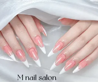 ネイル M🌷nail 長さだし専門店のネイルデザイン