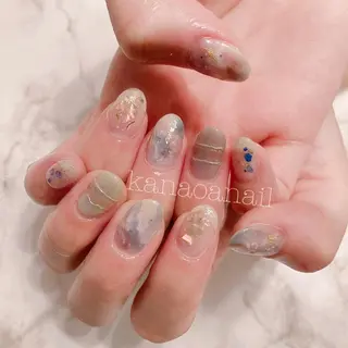 ネイル 地爪育成💅 kanaoanailのネイルデザイン