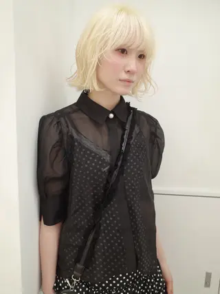 ミディアム カラー カットモデル大募集 IDE AYANEのヘアスタイル