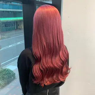 ロング カラー マツオカ マコのヘアスタイル