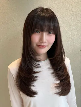 ロング カラー BELLE by revo 山口 か乃のヘアスタイル