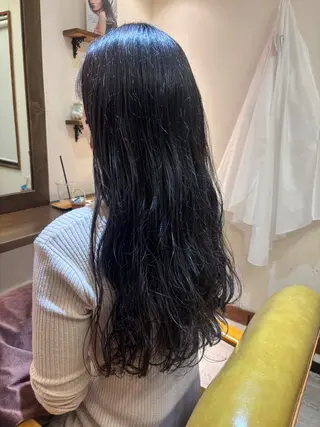 ロング パーマ 脇坂 歩夢のヘアスタイル