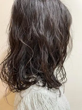 セミロング カラー パーマ レイヤー/パーマ TAKUYAのヘアスタイル