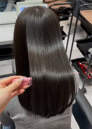 ロング カラー 赤み消し透明感🤍 髪質改善🌙/伽音のヘアスタイル