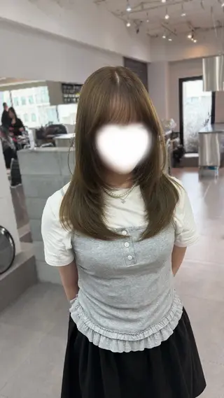 ロング カラー 🏹MIYU¦抜け感 ×柔らかカラーのヘアスタイル
