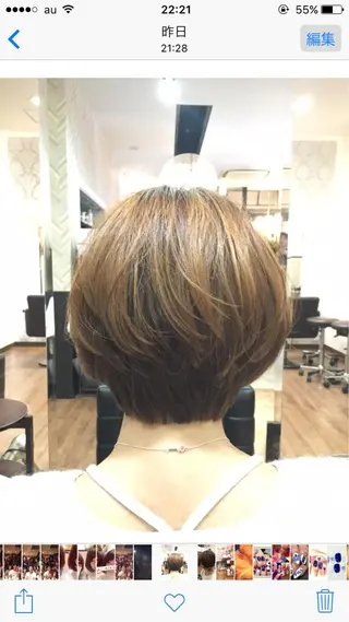 ショート IVY villa Suzu.のヘアスタイル