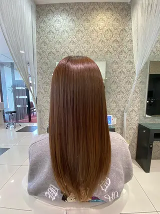 ロング 髪質改善・縮毛矯正 大石　郷のヘアスタイル