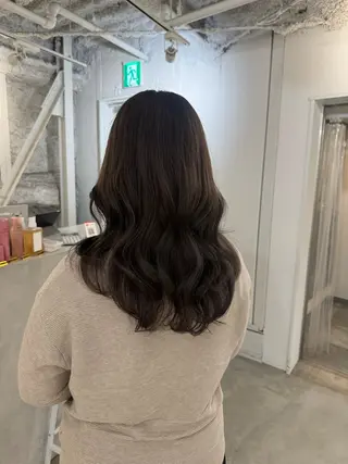 セミロング 新宿/顔周りカット +レイヤー=しずく♩のヘアスタイル