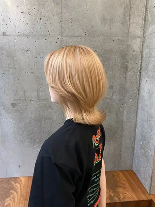 ショート カラー 🌈艶ハイトーン特化 🌈NOZOMUのヘアスタイル