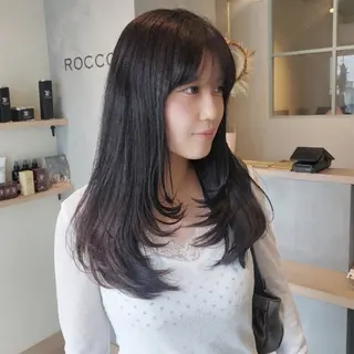 ロング カラー 透明感カラー🫧HI NAKO/ROCCOのヘアスタイル