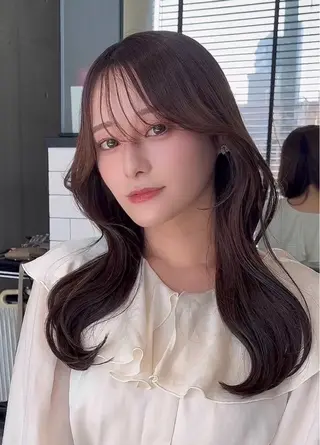 セミロング カラー 🌫️大人韓国ヘア 🌫️naoyaのヘアスタイル