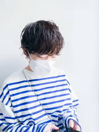 ショート パーマ Takuma Suzuki中目黒のヘアスタイル