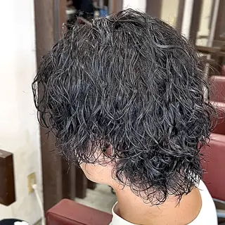 パーマ メンズ スペインカール/ 海外ヘア/RYUのヘアスタイル