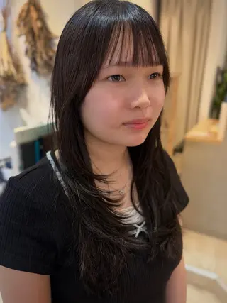 ロング cana 札幌レイヤースタイルのヘアスタイル