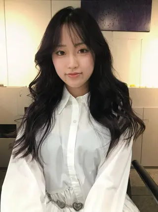 ロング カラー fev Rionのヘアスタイル