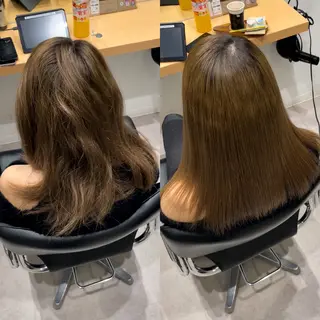 ミディアム 髪質改善ヘアケア 艶髪特化/上田のヘアスタイル
