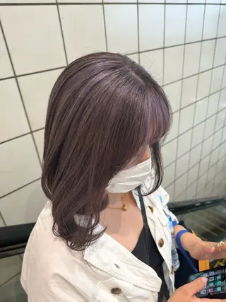 カラー 白石 恵美のヘアスタイル