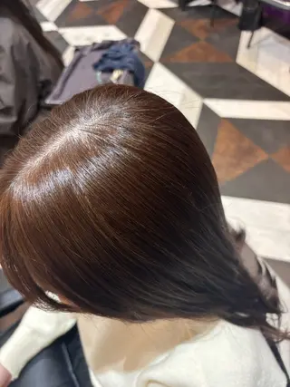 ロング カラー 沢井涼人 ✂︎ 艶髪のヘアスタイル