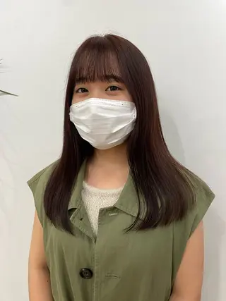 ロング カラー パーマ ヘアアレンジ くびれレイヤー/艶 カラー　MADOKAのヘアスタイル