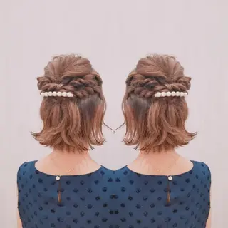ヘアアレンジ 店長✨レイヤー✖️ 髪質改善✖️韓国ヘアのヘアスタイル