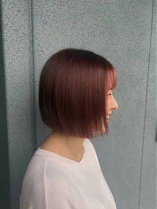 ショート カラー BUSH なかじませりなのヘアスタイル