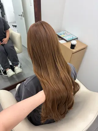 ロング カラー 透明感カラー×顔周り mizuki🫧のヘアスタイル