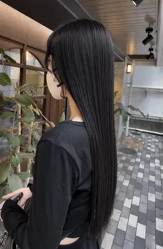 ロング 顔周り特化〜RIHO /CLUTCH博多のヘアスタイル