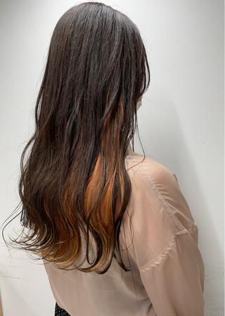 ロング 阿部 智子のヘアスタイル