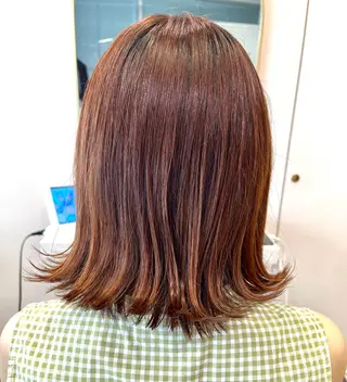 ミディアム カラー/塚原里沙 川崎のヘアスタイル