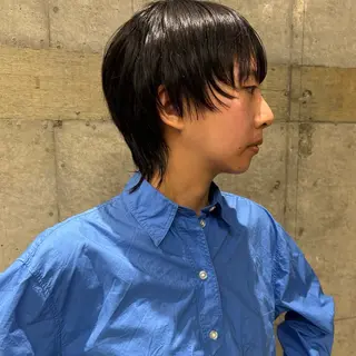ミディアム 瑠己杏 :ボブ/ ハイトーンのヘアスタイル