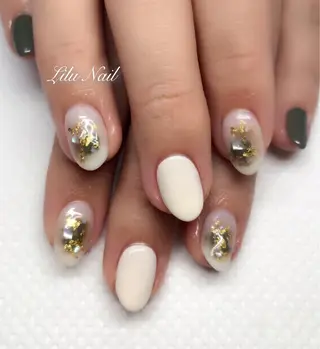 ネイル モチの良さ◉ フィルインネイル♡のネイルデザイン