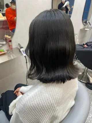 ミディアム カラー 新宿/韓国ヘア 中明度カラー/かやのヘアスタイル