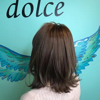 ミディアム カラー 浦田侑希 CODE.LINEのヘアスタイル
