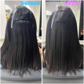 ミディアム ARMONY えりのヘアスタイル