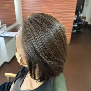 ショート カラー 💜推しインナー カラー/菊池柊真💜のヘアスタイル