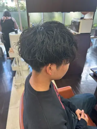 ショート カラー パーマ メンズ 成田No.1 メンズヘア/清和武虎のヘアスタイル