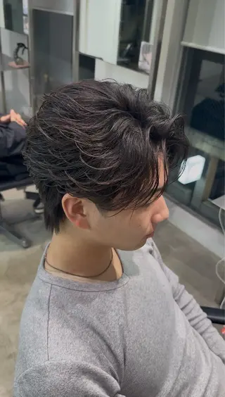 ショート パーマ fifth天神パーマ メンズ特化/虎太郎のヘアスタイル