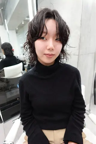 ミディアム ボブパーマ無料 /yuukiのヘアスタイル