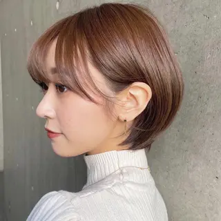 ショート SNS撮影用 髪質改善モデル募集のヘアスタイル
